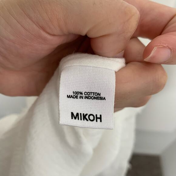 Mikoh Mirakami Cover Up Kaftan Bone White Womens New 2 or US Medium - Picture 14 of 16